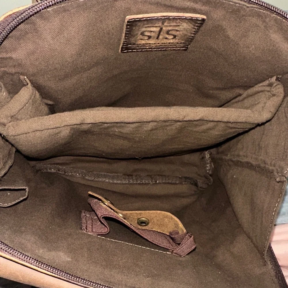 STS Ranchwear Tan Leather Backpack - Picture 12 of 12